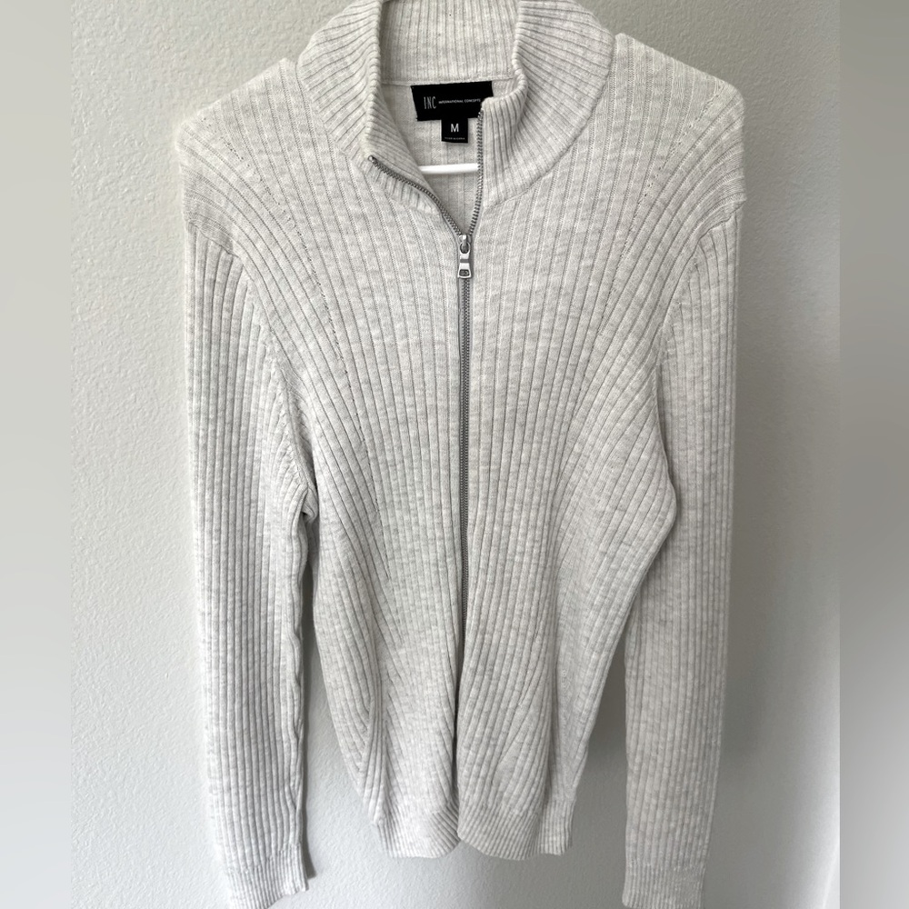 Cardigan zipper